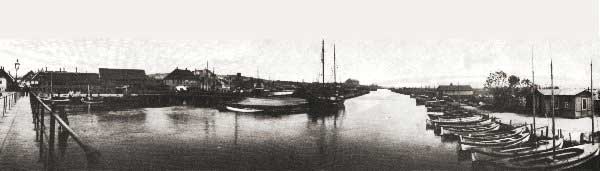 Randers Havn ca. 1900
